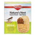 Kaytee Nature's Nest Bamboo Nest - Finch, Giant - (5.5"L x 3"W x 6.4"H)-Bird-Kaytee-PetPhenom