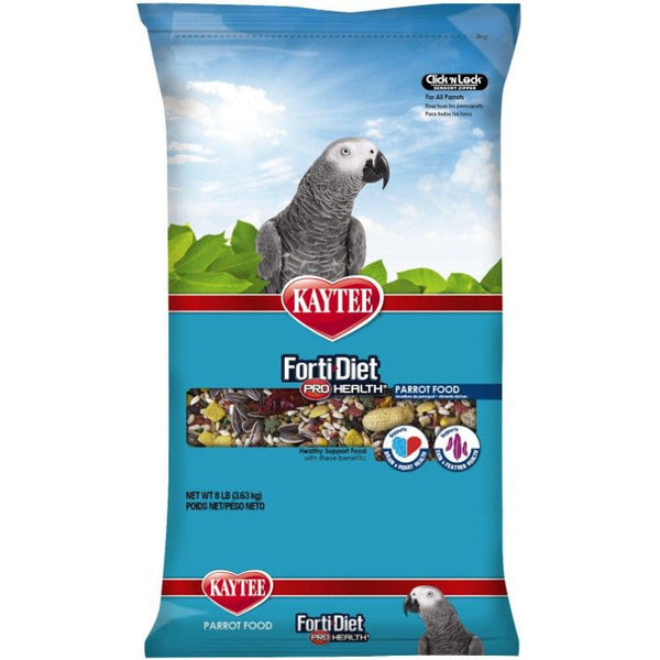Kaytee Parrot Food with Omega 3's For General Health And Immune Support, 8 lbs-Bird-Kaytee-PetPhenom