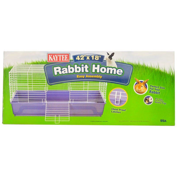 Kaytee Rabbit Home, 42"L x 18"W x 19.5"H-Small Pet-Kaytee-PetPhenom