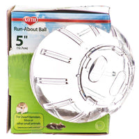 Kaytee Run-About Ball - Clear, Mini (5" Diameter)-Small Pet-Kaytee-PetPhenom