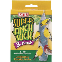 Kaytee Super Finch Socks Refillable Mesh Super Socks Seeds Not Included , 3 Count-Bird-Kaytee-PetPhenom