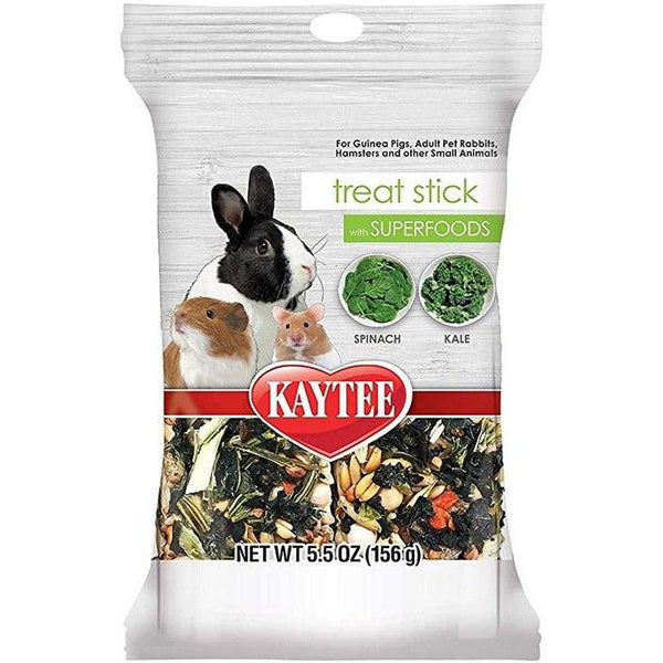 Kaytee Superfoods Small Animal Treat Stick - Spinach & Kale, 5.5 oz-Small Pet-Kaytee-PetPhenom