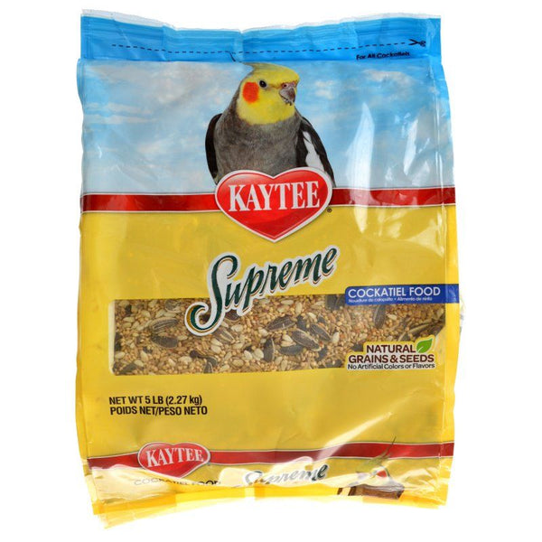 Kaytee Supreme Natural Blend Bird Food - Cockatiel, 5 lbs-Bird-Kaytee-PetPhenom