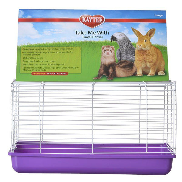 Kaytee Take Me With Travel Center for Small Pets, Large (16.5"L x 10.37"W x 11"H)-Small Pet-Kaytee-PetPhenom