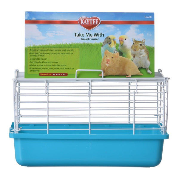 Kaytee Take Me With Travel Center for Small Pets, Small (10"L x 5.75"W x 6"H)-Small Pet-Kaytee-PetPhenom