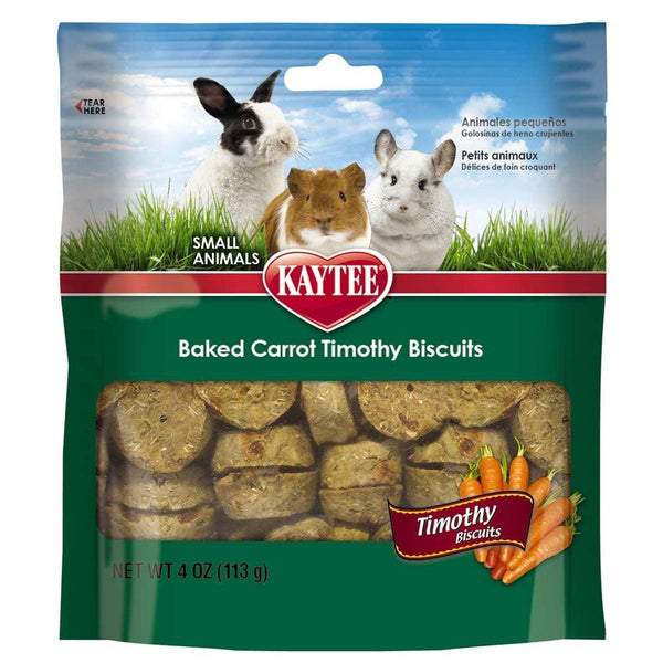 Kaytee Timothy Biscuits Baked With Carrots 4oz-Small Pet-Kaytee-PetPhenom