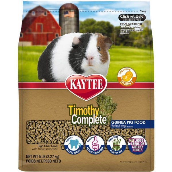 Kaytee Timothy Complete Guinea Pig Food, 5 lbs-Small Pet-Kaytee-PetPhenom