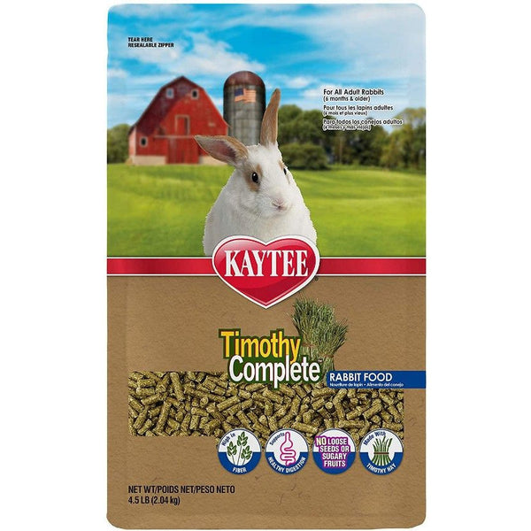Kaytee Timothy Complete Rabbit Food, 4.5 lbs-Small Pet-Kaytee-PetPhenom