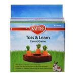 Kaytee Toss & Learn Carrot Game, 1 Pack - (4 Pieces)-Small Pet-Kaytee-PetPhenom