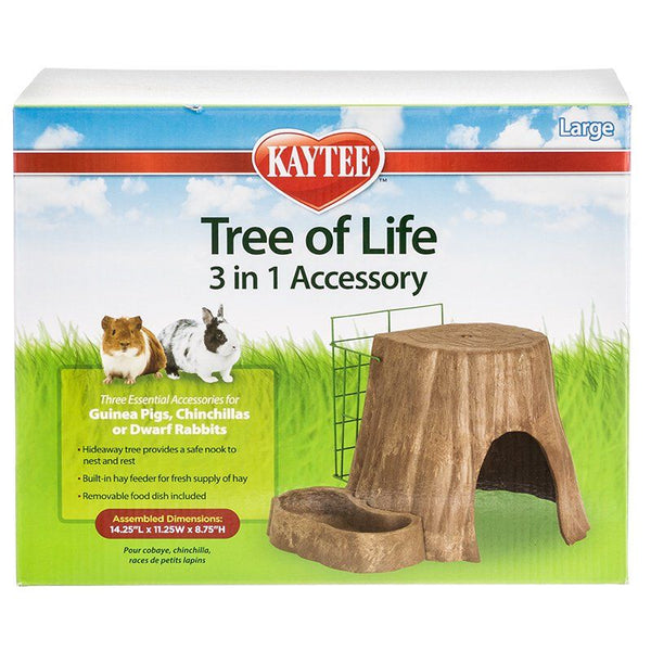 Kaytee Tree of Life 3-in-1 Cage Accessory, 14.25"L x 11.25"W x 8.75"H-Small Pet-Kaytee-PetPhenom