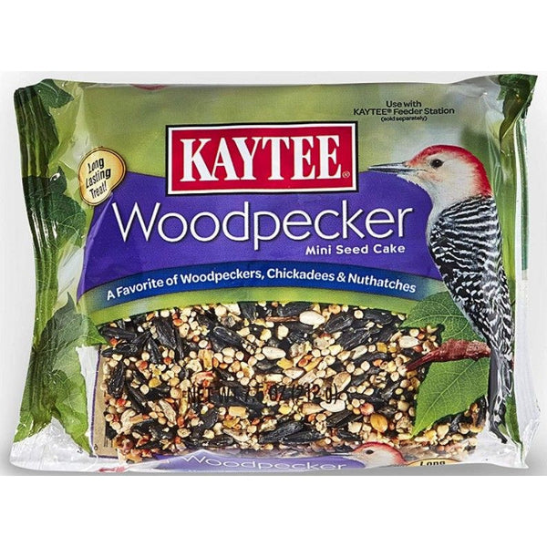 Kaytee Woodpecker Mini Honey Seed Cake For Energy Support , 7.5 oz-Bird-Kaytee-PetPhenom