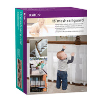 Kidco Mesh Rail Guard White 180" x 0.1" x 33"-Home-Kidco-PetPhenom