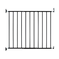 Kidco Safeway Wall Mounted Pet Gate Black 24.75" - 43.5" x 30.5"-Dog-Kidco-PetPhenom