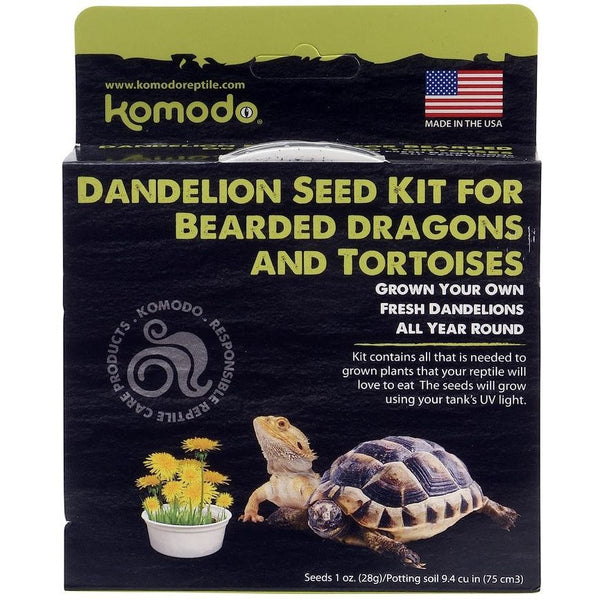 Komodo Dandelion Seed Kit for Bearded Dragons and Tortoises, 1 count-Small Pet-Komodo-PetPhenom