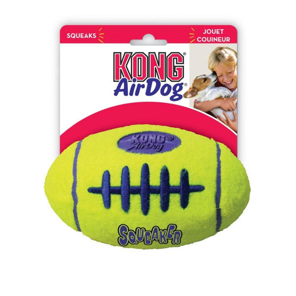 Kong Air Kong Squeakers Football, Small - 3.25" Long (For Dogs under 20 lbs)-Dog-KONG-PetPhenom