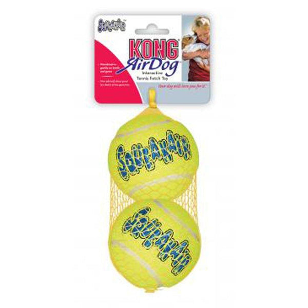 Kong Airdog Squeakair Tennis Ball Large 2pk-Dog-Kong-PetPhenom