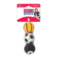 Kong Assorted Sports Balls Set, Medium - 2.5" Diameter (3 Pack)-Dog-KONG-PetPhenom