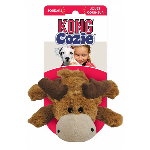 Kong Cozie Plush Toy - Marvin the Moose, Medium - Marvin The Moose-Dog-KONG-PetPhenom