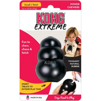 Kong Extreme Kong Dog Toy - Black, Small - Dogs up to 20 lbs (2.75" Tall x .75" Diameter)-Dog-KONG-PetPhenom