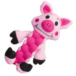 Kong Pudge Braidz - Pig, Medium/Large - 7.5" Long-Dog-KONG-PetPhenom