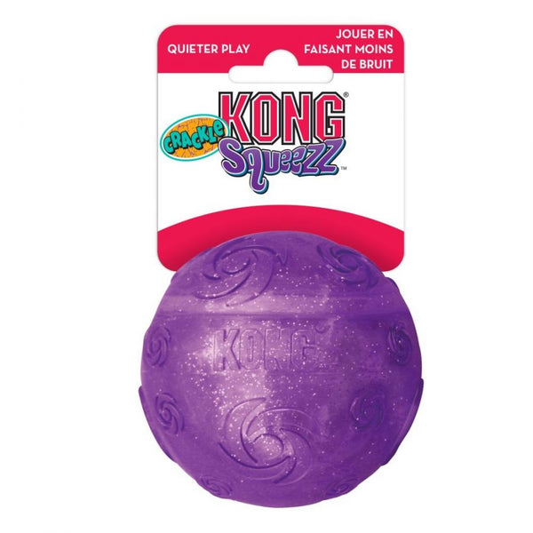 Kong Squeezz Crackle Ball Dog Toy, Large Ball-Dog-KONG-PetPhenom