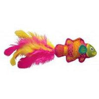 Kong TROPICS Fish Toy Pink-Cat-Kong-PetPhenom