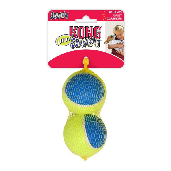 Kong Ultra Squeakair Ball Dog Toy, Large - 2 Pack - (3.2" Diameter)-Dog-KONG-PetPhenom