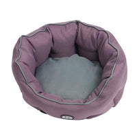 Kruuse_Pet BUSTER Cocoon Bed in Black Plum/Steel Grey -18 in-Dog-Kruuse_Pet-PetPhenom