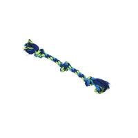 Kruuse_Pet BUSTER Dental Rope 3-Knot Dog Toy - X-Small (10 in) - Blue/Lime-Dog-Kruuse_Pet-PetPhenom