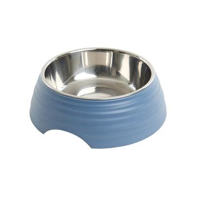 Kruuse_Pet BUSTER Frosted Ripple Dog Bowl - Large - Dusty Blue-Dog-Kruuse_Pet-PetPhenom