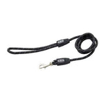 Kruuse_Pet BUSTER Reflective Rope Dog Lead - 1/2 in x 4 ft - Black-Dog-Kruuse_Pet-PetPhenom