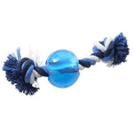 Kruuse_Pet BUSTER Strong Ball w/rope Dog Toy - Medium - Blue-Dog-Kruuse_Pet-PetPhenom