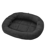 Kruuse_Pet Catrine Ringo Cat Bed Suede, Black-Dog-Kruuse_Pet-PetPhenom
