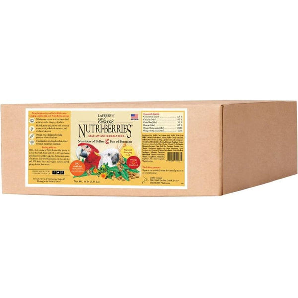 Lafeber Classic Nutri-Berries Macaw and Cockatoo Food, 14 lb-Bird-Lafeber-PetPhenom