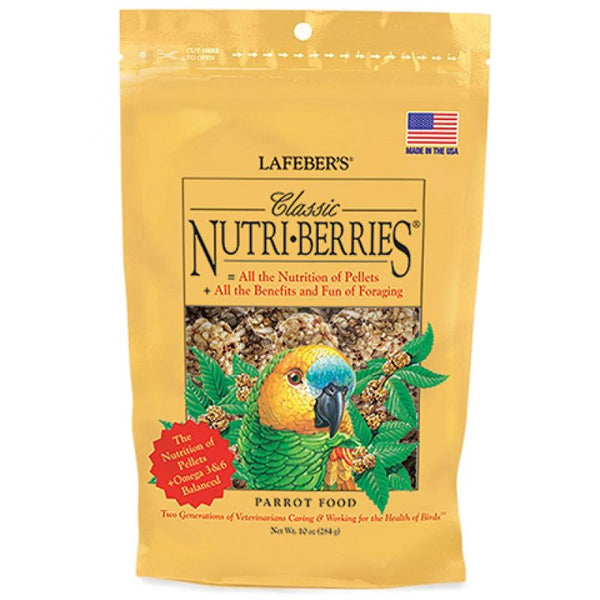 Lafeber Classic Nutri-Berries Parrot Food, 10 oz-Bird-Lafeber-PetPhenom