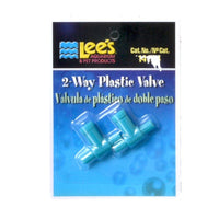 Lees 2 Way Plastic Valve, 2 Pack-Fish-Lee's-PetPhenom
