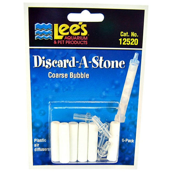 Lees Discard-A-Stone Coarse Bubble, 6 Pack-Fish-Lee's-PetPhenom