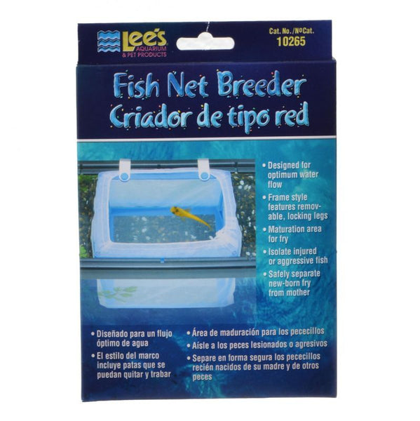 Lees Fish Net Breeder, 6.75"L x 4.75"W x 5.25"H-Fish-Lee's-PetPhenom