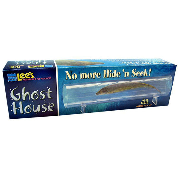 Lees Ghost House, Large - 10" Long-Fish-Lee's-PetPhenom