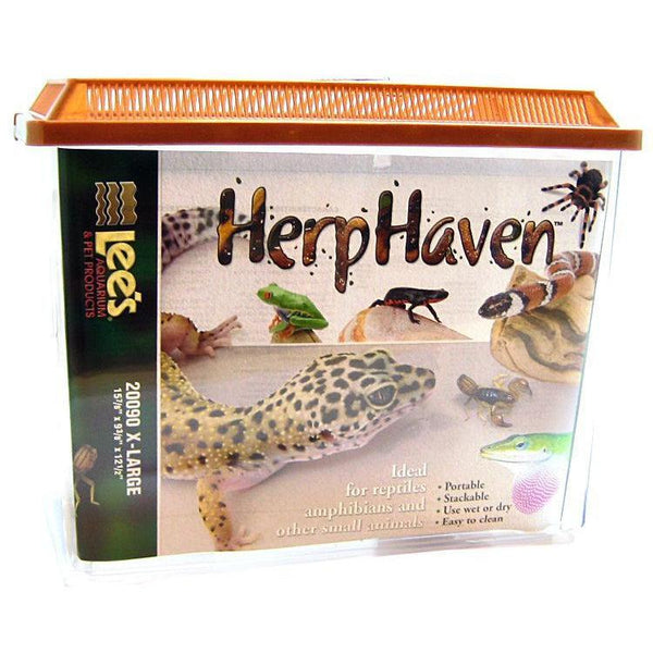 Lees HerpHaven Terrarium - Rectangular, X-Large - 15.75"L x 9.47"W x 12.5"H-Small Pet-Lee's-PetPhenom