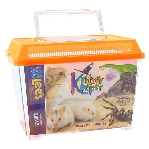 Lees Kritter Keeper with Lid, Small - 9.13"L x 6"W x 6.63"H-Small Pet-Lee's-PetPhenom