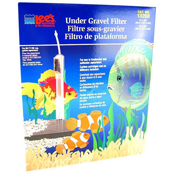 Lees Original Undergravel Filter, 48" Long x 15" Wide or 60" Long x 12" Wide (60-90 Gallons)-Fish-Lee's-PetPhenom