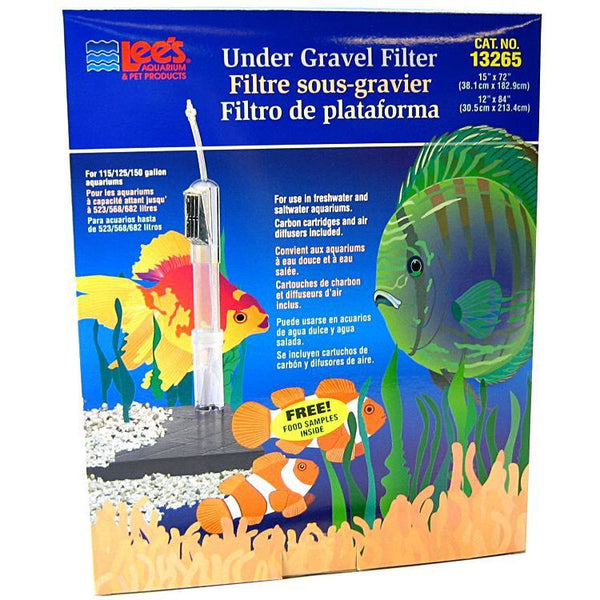 Lees Original Undergravel Filter, 72" Long x 15" Wide or 84" Long x 12" Wide (115-150 Gallons)-Fish-Lee's-PetPhenom