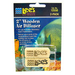 Lees Wood Airstone Air Diffuser, 2" Long (2 Pack)-Fish-Lee's-PetPhenom