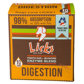 Licks Pill Free Solutions Digestion - Dog - 10 PK-Dog-Licks Pill Free Solutions-PetPhenom