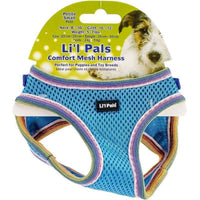 Li'l Pals Comfort Mesh Harness Blue Lagoon, Small (Neck: 8-10")-Dog-Li'l Pals-PetPhenom