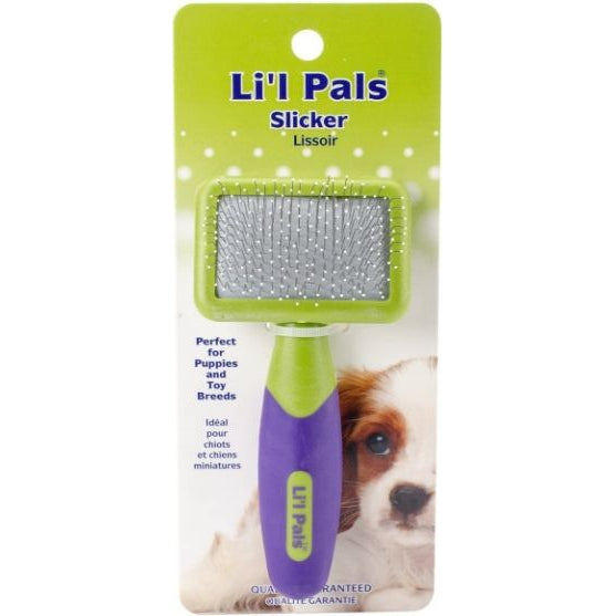 Li'l Pals Tiny Slicker Brush, Tiny Slicker Brush-Dog-Li'l Pals-PetPhenom
