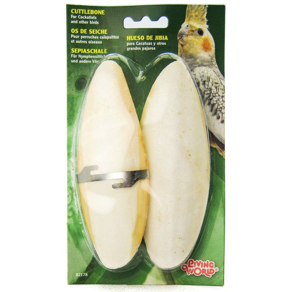 Living World Cuttlebone Twinpack, Large - 15-18 cm (2 Pack)-Bird-Living World-PetPhenom