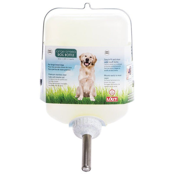 Lixit Plastic Dog Water Bottle with Tube, 64 oz-Dog-Lixit-PetPhenom