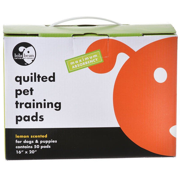 Lola Bean Quilted Pet Training Pads, 16" Long x 20" Wide (50 Pack)-Dog-Lola Bean-PetPhenom